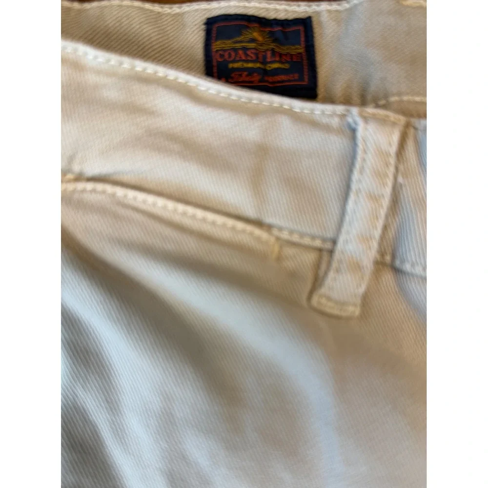 Faherty All Day Shorts Mens 35 Khaki Tan Hybrid Board Shorts 7 Inch Inseam